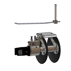 Dischiera motorizata dreapta cu doua discuri - diametru disc 36 cm