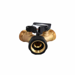 Ramificatie Y din alama cu filet exterior 3/4 si valve